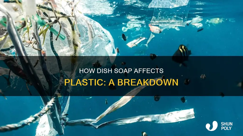 does dishwashing soap break down plastic