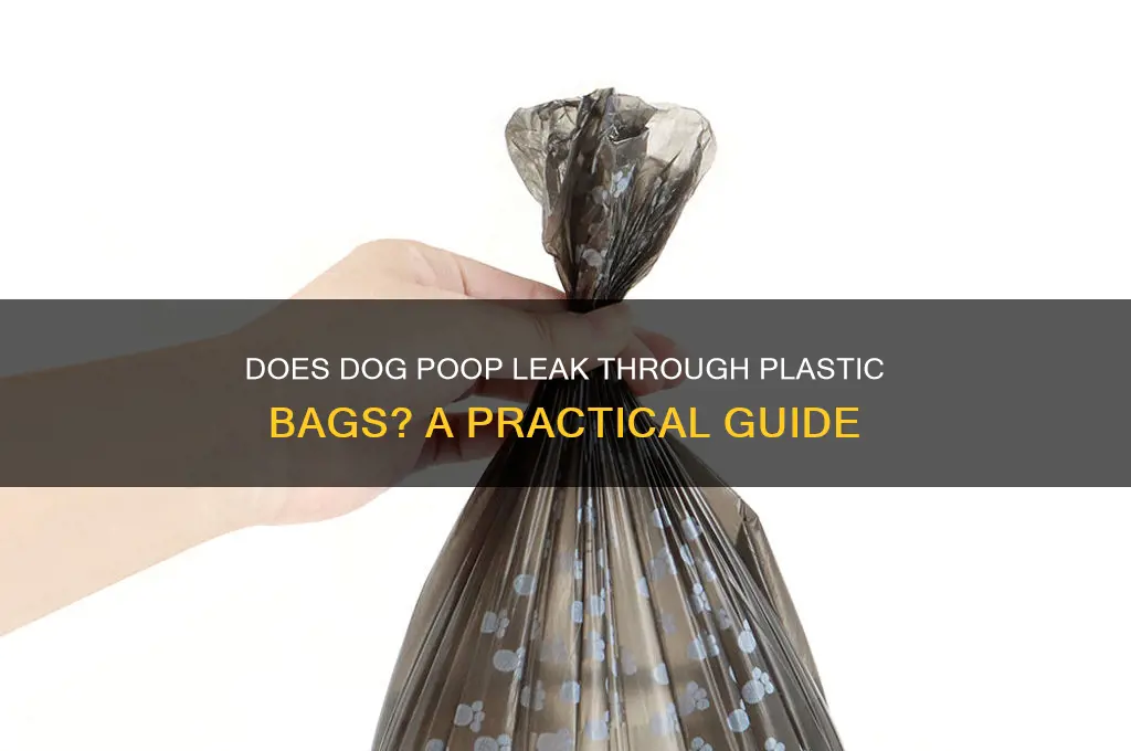 does dog poop get through plastic bag