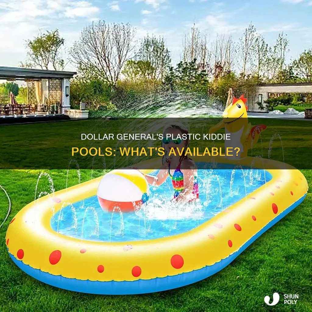 does dollar general sell plastic kiddie pools