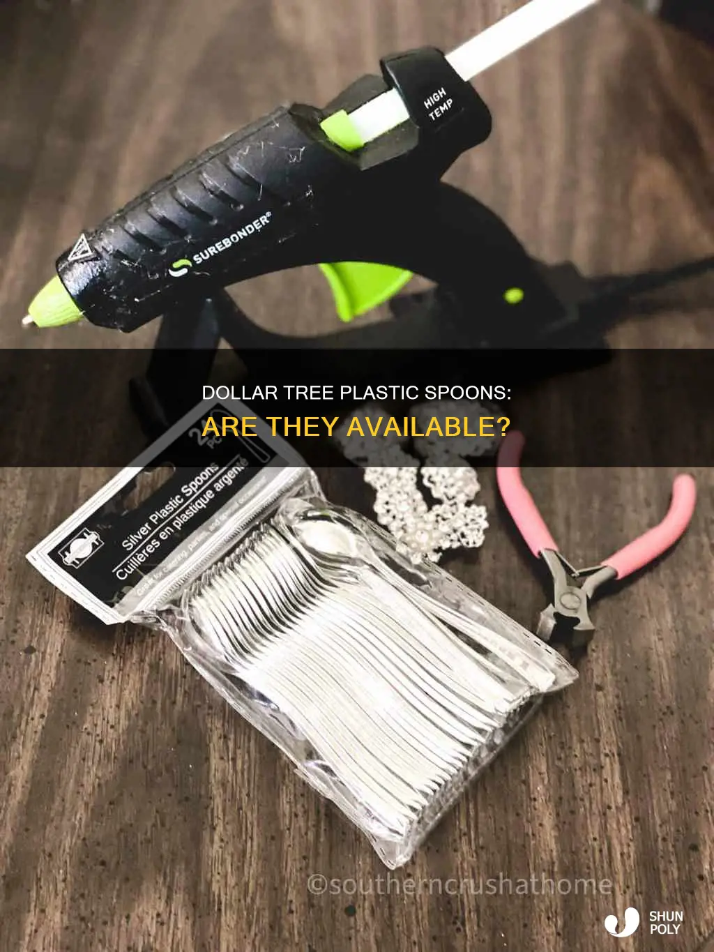 does dollar tree have plastic spoons