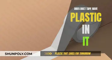 How Much Plastic is in Duct Tape?
