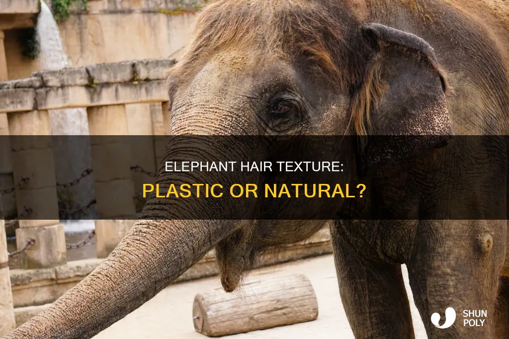 does elephant hair feel like plastic