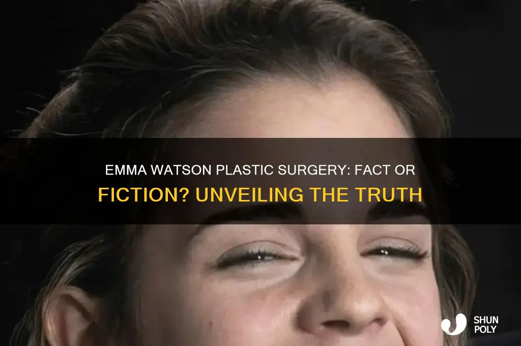 does emma watson have plastic surgery