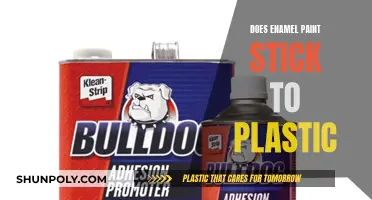 How to Make Enamel Paint Stick to Plastic