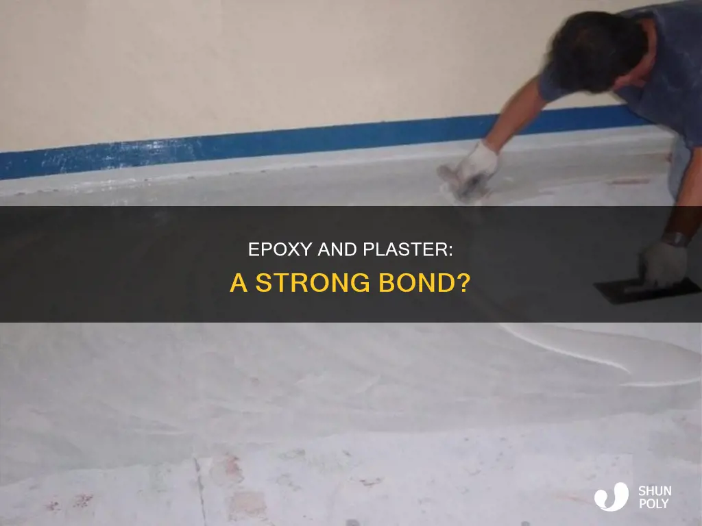 does epoxy plastic stick to plaster