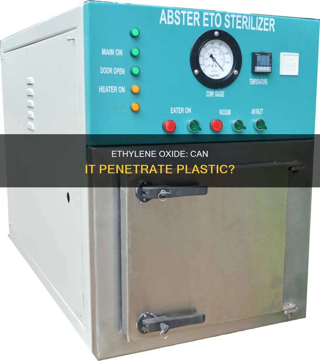 does ethylene oxide go through plastic
