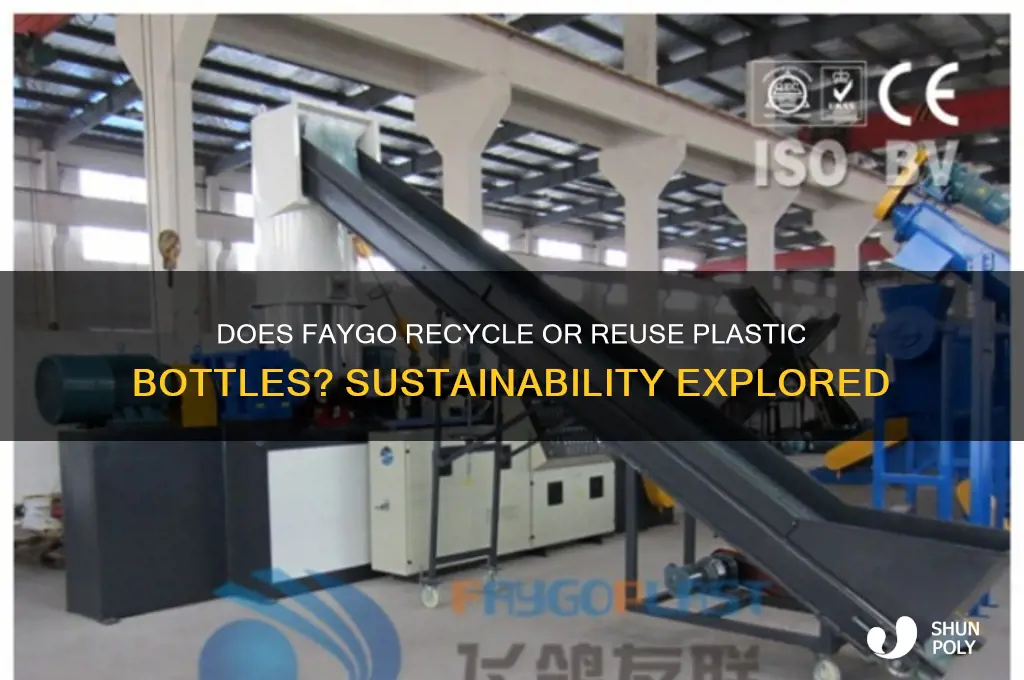 does faygo reuse plastic bottles