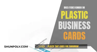 FedEx Kinko's Plastic Business Cards: What You Need to Know
