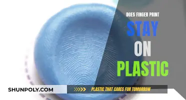 Plastic Surfaces Retain Fingerprints: How Long?