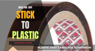 How to Stick Foil Tape to Plastic