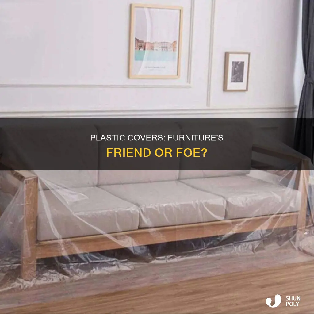 does furniture come with plastic covers