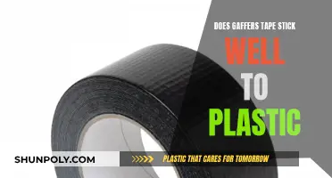 How Well Does Gaffers Tape Stick to Plastic?