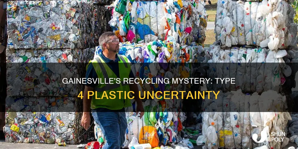 does gainesville recycle type 4 plastic