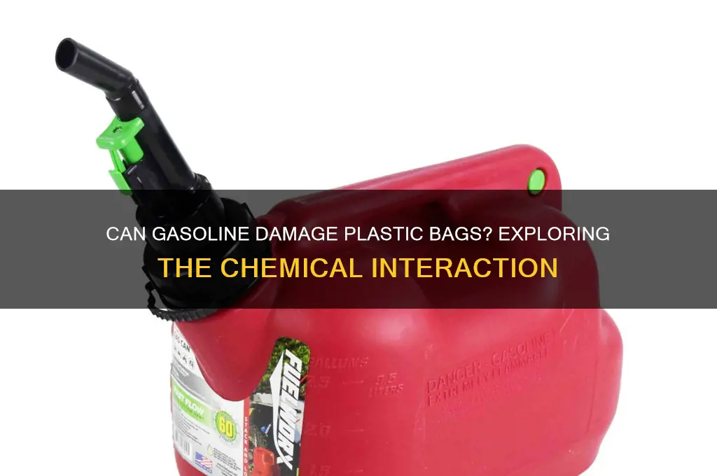 does gas eat plastic bags