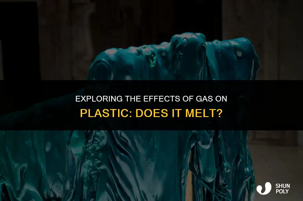 does gas melt plastic