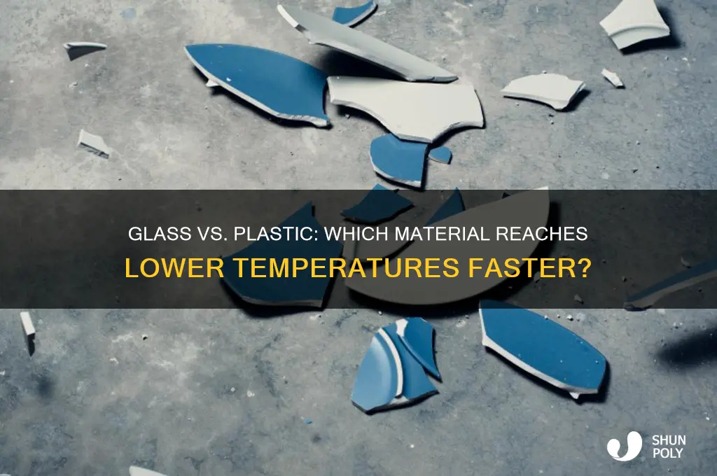 does glass get colder than plastic