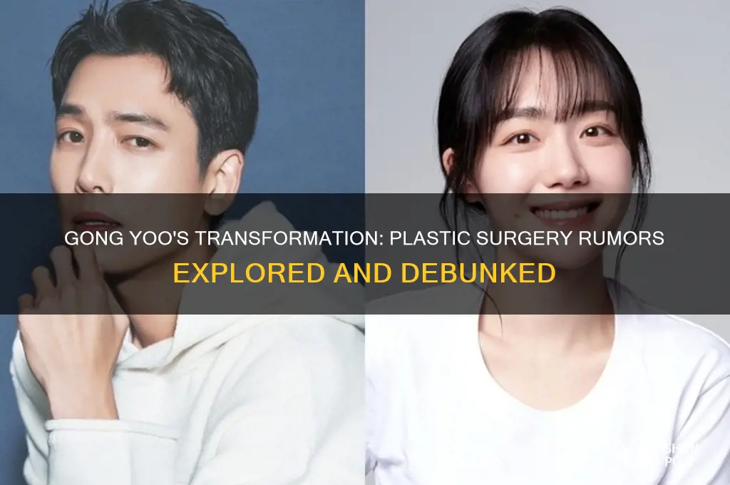 does gong yoo have plastic surgery
