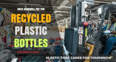 Does Goodwill Accept or Pay for Recycled Plastic Bottles?