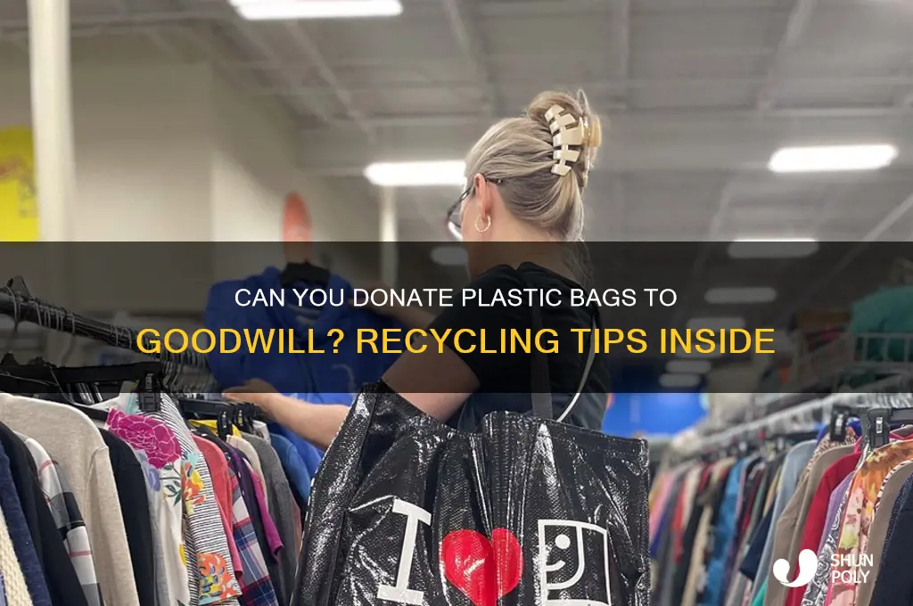 does goodwill take plastic bags