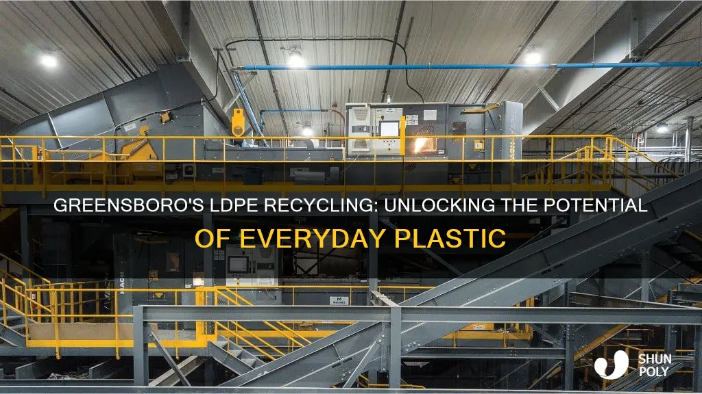 does greensboro recycle ldpe plastic