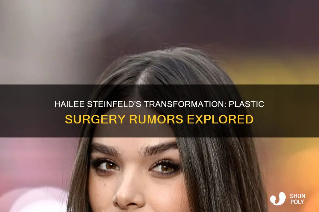 does hailee steinfeld have plastic surgery