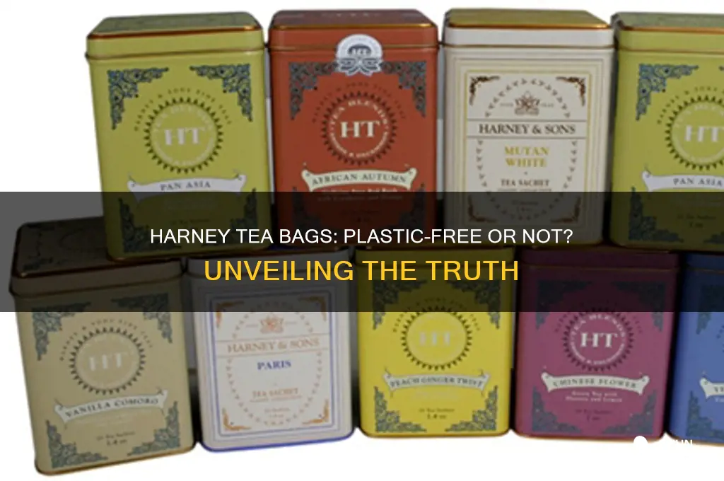 does harney use plastic tea bags