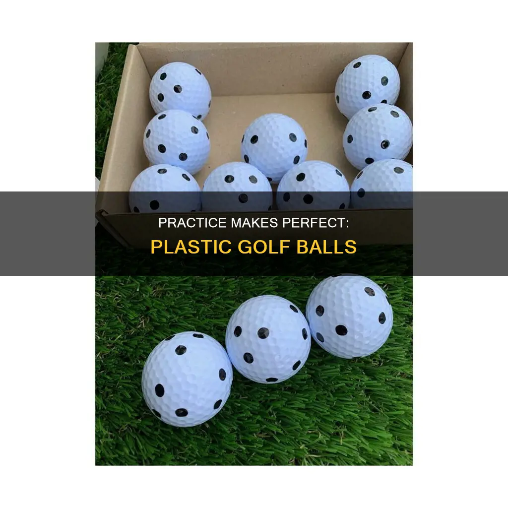 does hitting plastic golf balls help
