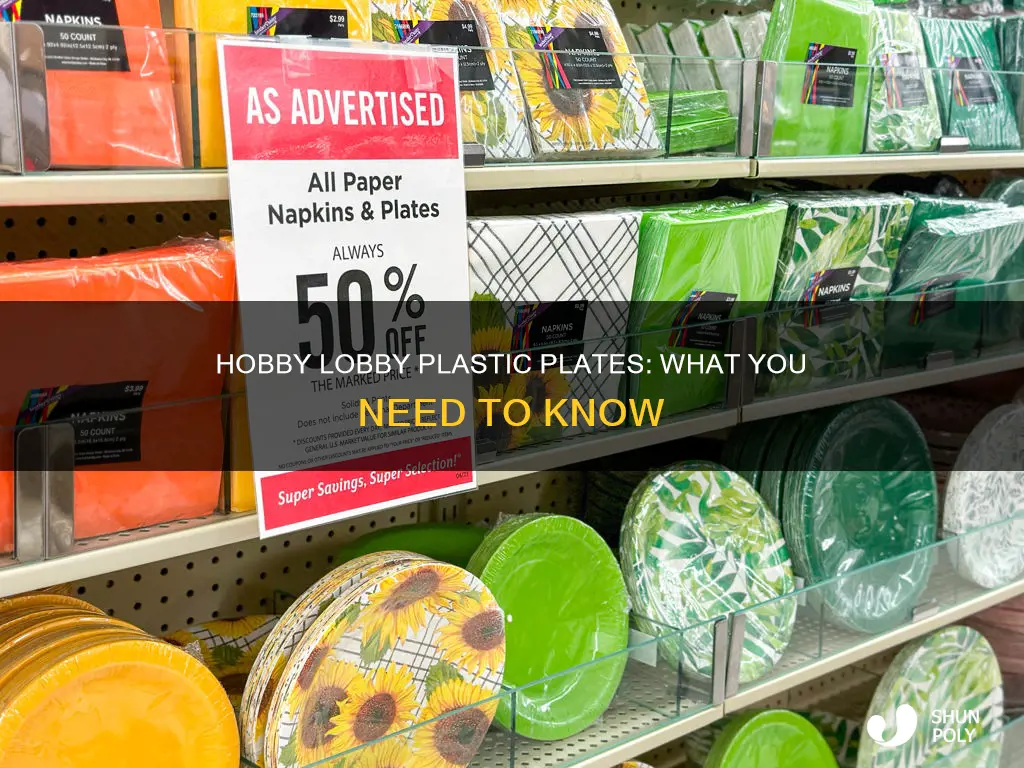 does hobby lobby have plastic plates