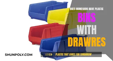 Homegoods Plastic Bins: Stackable Storage with Drawers