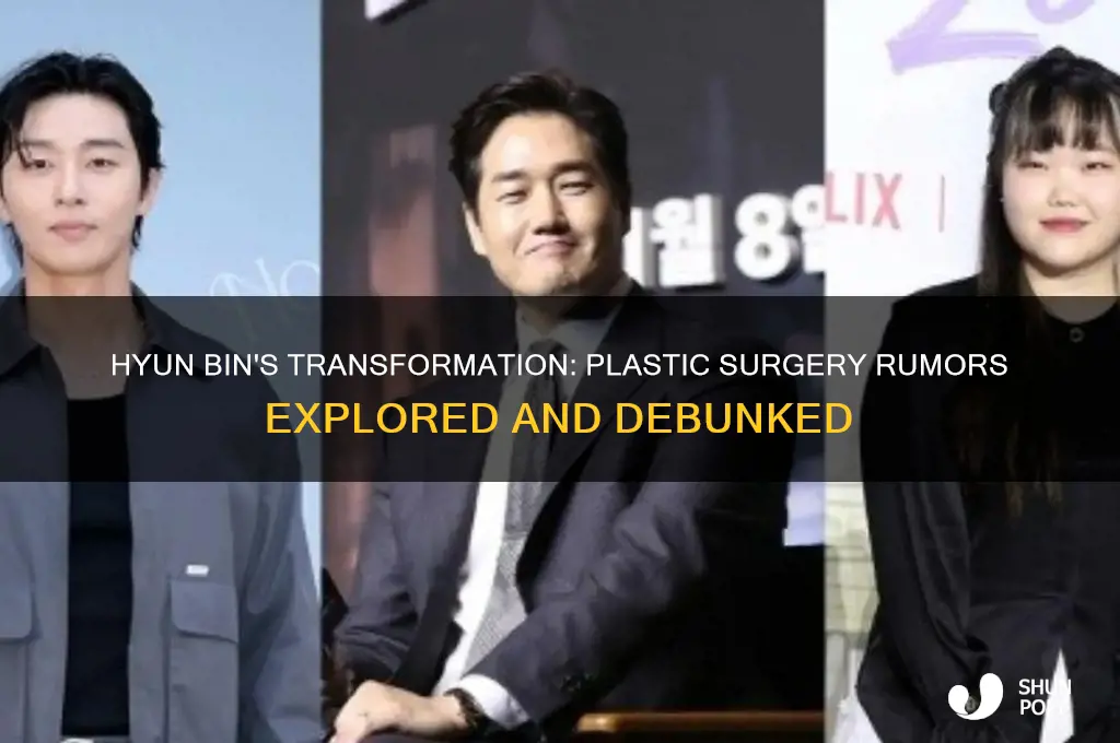 does hyun bin have plastic surgery