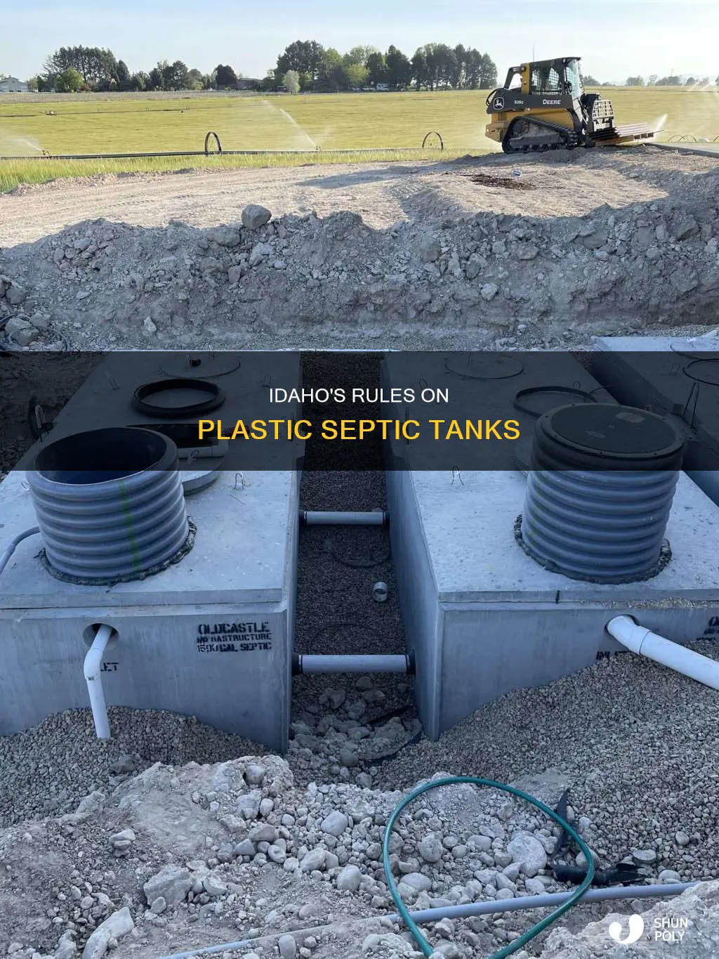does idaho allow plastic septic tanks