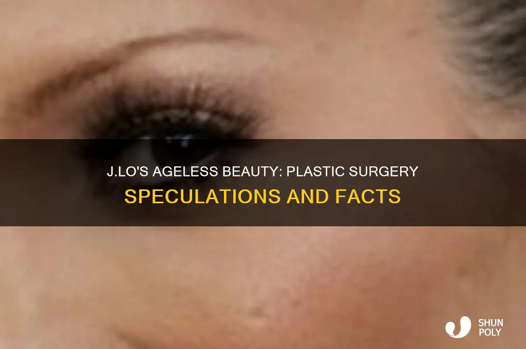 does j lo have plastic surgery