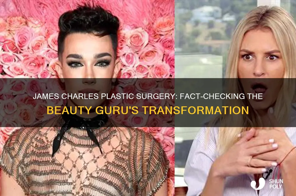 does james charles have plastic surgery