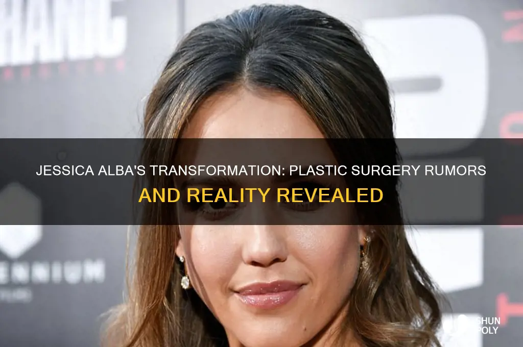 does jessica alba have plastic surgery