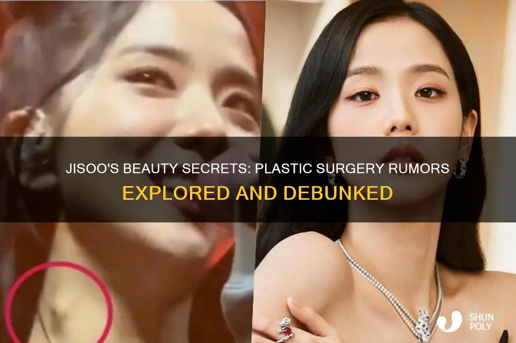 does jisoo have plastic surgery