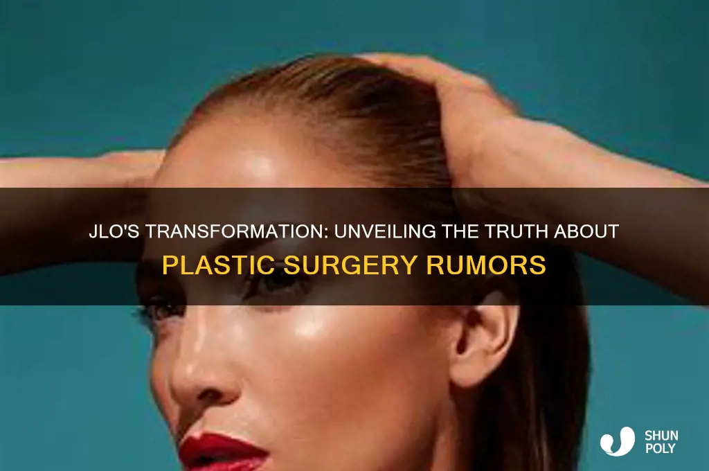 does jlo have plastic surgery