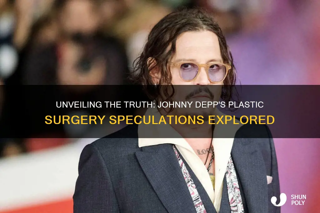 does johnny depp have plastic surgery