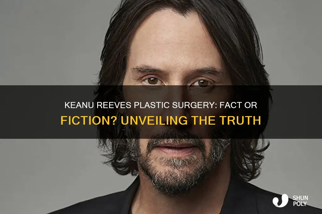 does keanu reeves get plastic surgery