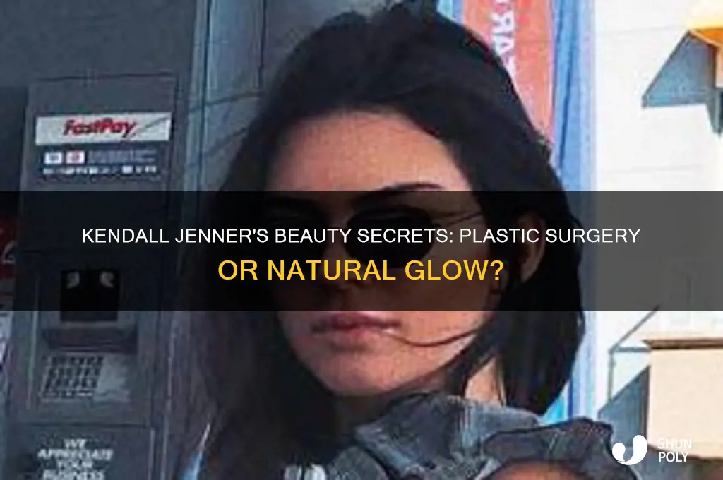 does kendall jenner do plastic surgery
