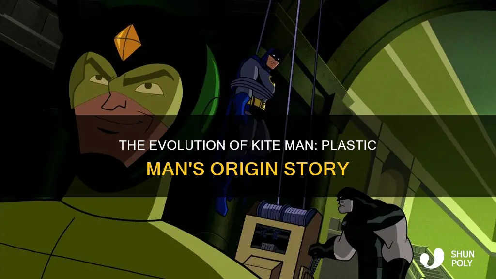 does kite man become plastic man