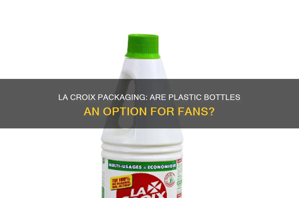 does la croix come in plastic bottles