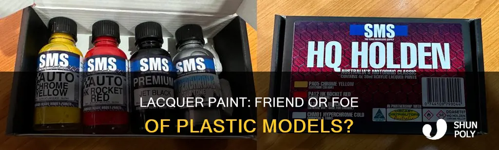does lacquer paint ruin plastic models