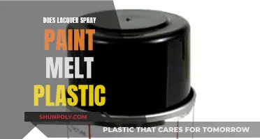 Lacquer Spray Paint: Can It Melt Plastic?