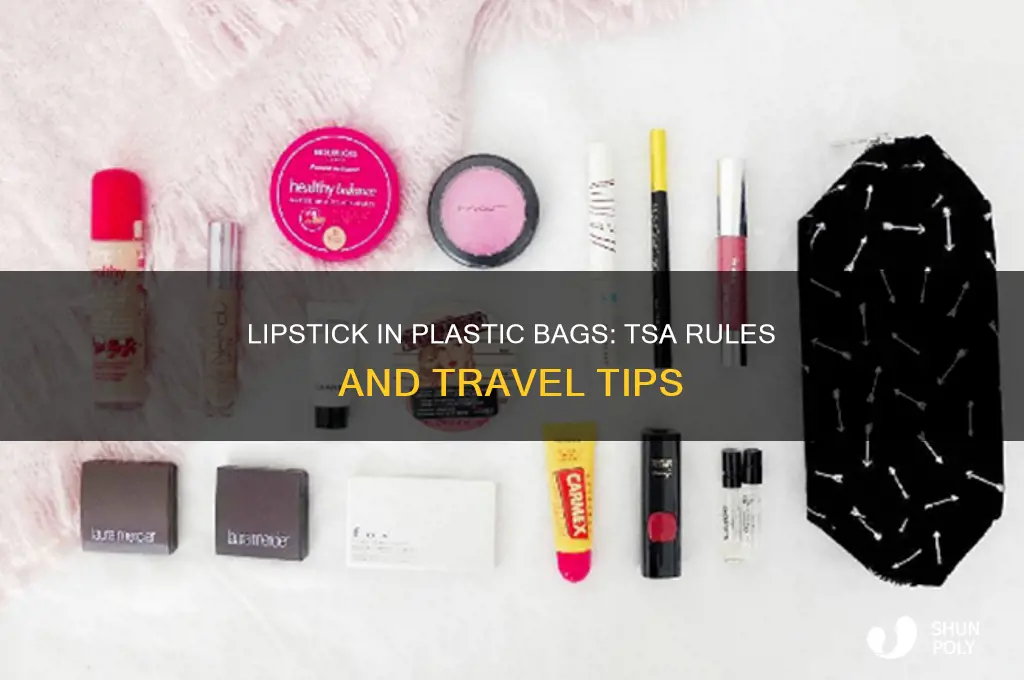 does lipstick need to be in a plastic bag
