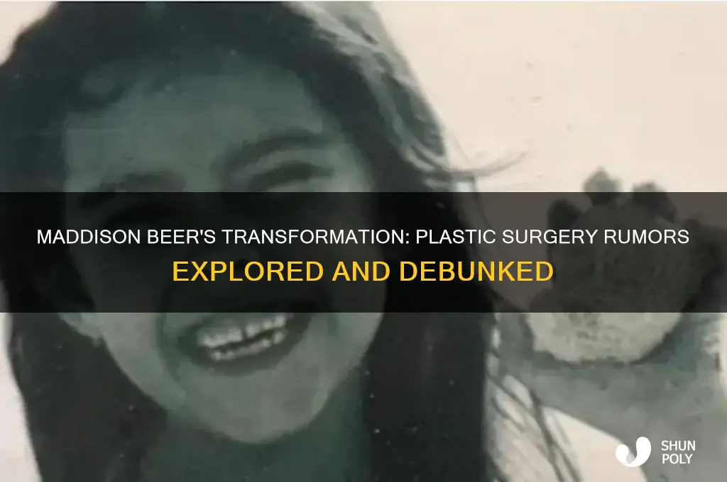 does maddison beer have plastic surgery