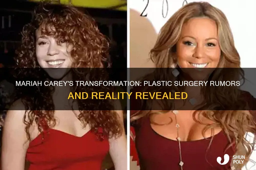 does mariah carey have plastic surgery