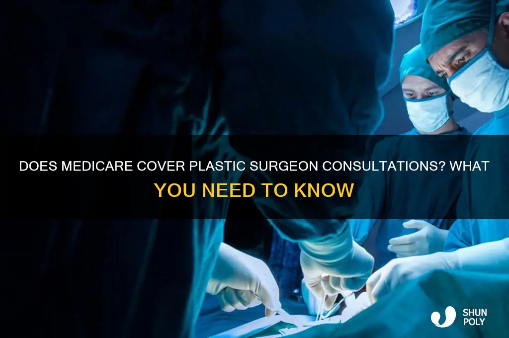 does medicare pay for plastic surgeon consultation