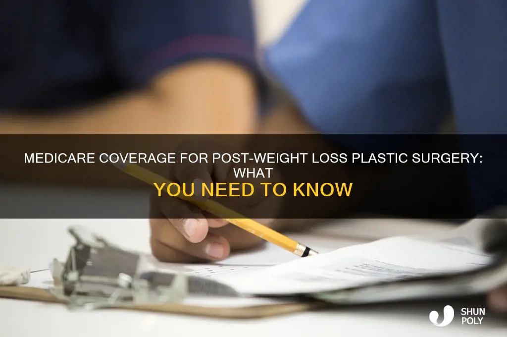 does medicare pay for plastic surgery after weight loss