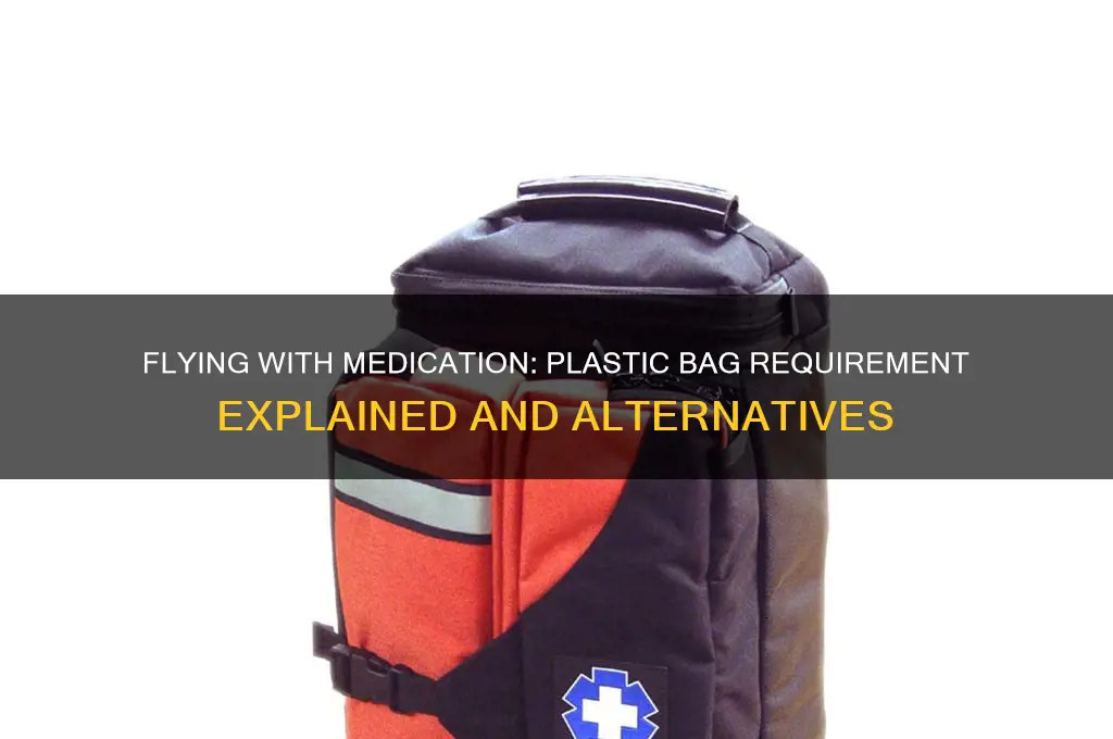 does medicine have to be in plastic bag flying