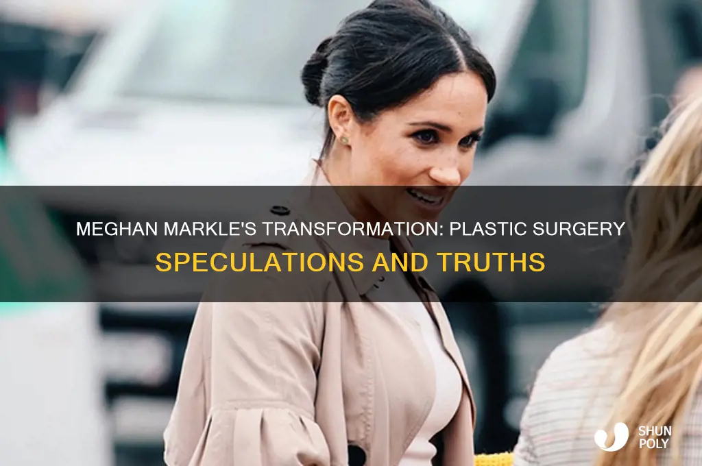 does meghan markle have plastic surgery